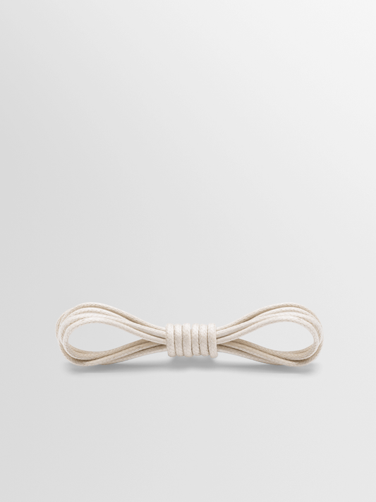 Dove beige shoelaces